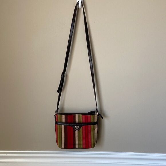 small Canvas Stripe Etienne Aigner Bag - Picture 3 of 12